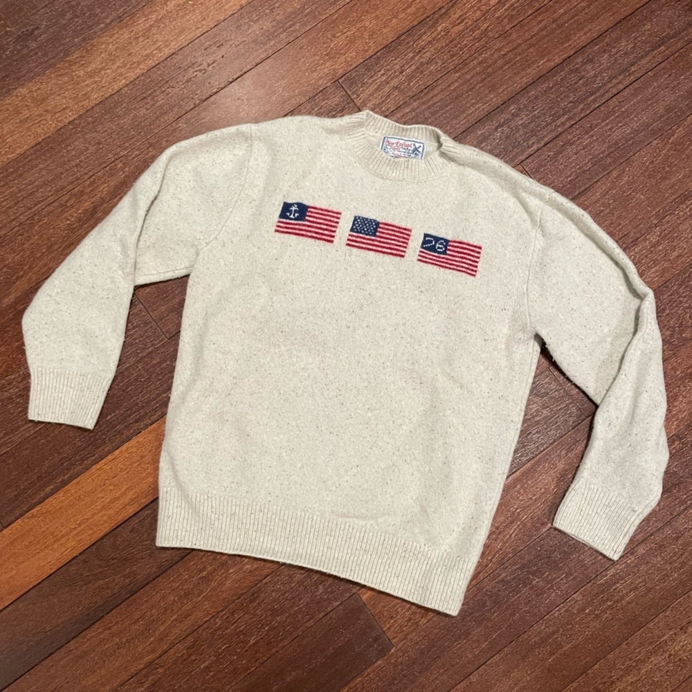 Kiel James Patrick “Old Glory” Donegal Sweater